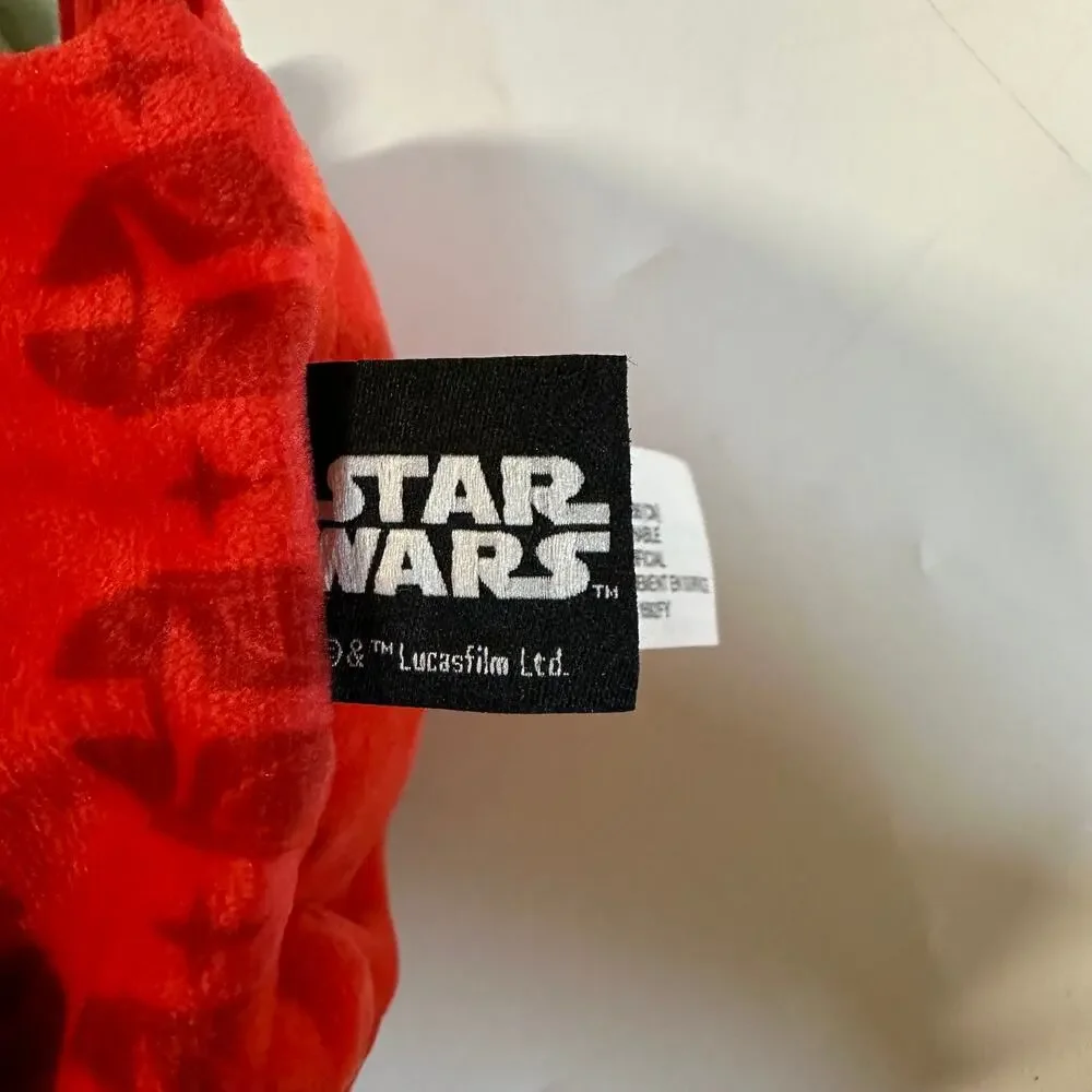 Mattel Star Wars Mandalorian Grogu Holiday Plush Baby Yoda Red Christmas Robe 8